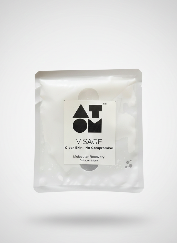 Atom Visage Bio-Collagen Real Deep Mask - Korean Skincare Collagen Mask for Instant Glow & Hydration